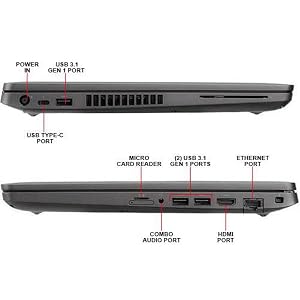 Dell Latitude 5400 Laptop | 14" 1920x1080 FHD | Core i5-8365U - 256GB SSD Hard Drive - 8GB RAM | 4 cores @ 4.1 GHz Win 11 Pro (Renewed), Black — photo 4 of 5