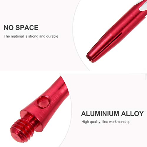 BESPORTBLE 5Pcs 2BA Padrão Da Liga de Alumínio Dart Eixos Dart Hastes de Rosca Dart Acessórios Verme