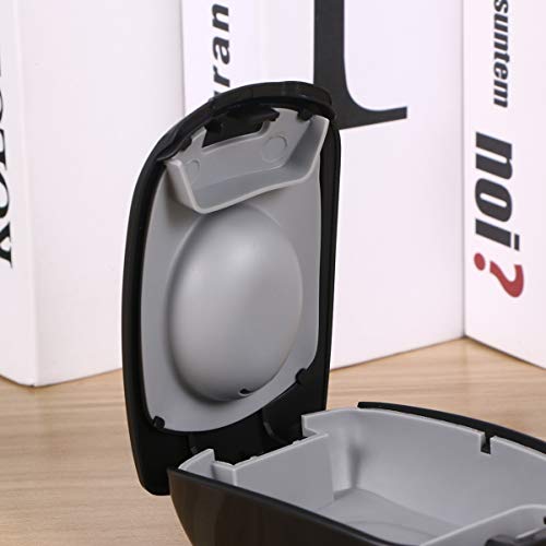 Estojo para aparelho auditivo Healifty pequeno impermeável portátil para aparelho auditivo (preto)