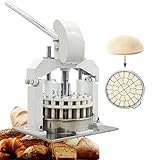 INTSUPERMAI Manual Dough Divider Cutter Machine 36PCS Tabletop Dough Divider Rounder 3 Pans Hydraulic Dough Equal Cutter Machine 1.06oz-5.64oz One Piece