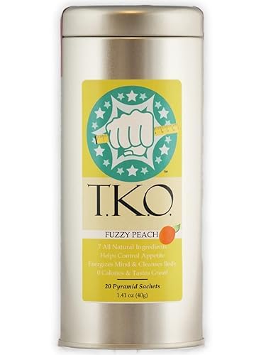 TKO Sugar Free Detox Tea – Natural Cleanse and Bloating Support – Aids Digestion, Gut Health and Metabolism – All Natural Detox for Women and Men – Peach Flavor – 20 Sachets TKO Sugar Free Detox Tea – Natural Cleanse and Bloating Support – Aids Digestion, Gut Health and Metabolism – All Natural Detox for Women and Men – Peach Flavor – 20 Sachets