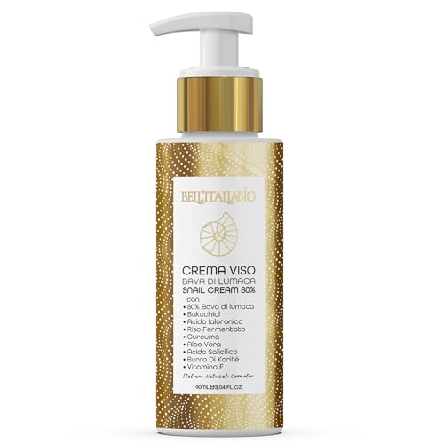 Crema Bava di Lumaca Viso - Idrata Senza Ungere, 90ml...