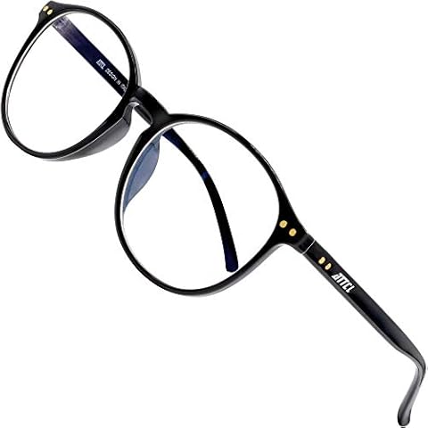 ATTCL Unisex Blue Light Blocking Glasses for Reduce Headache [ Anti Eye Fatigue ] Non-Prescription Lens Eyeglasses 1133 Black Cover