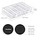 SPLF 100 Pieces 30mm Coin Capsules and 5 Sizes (17/20/25/27/30mm) Protect Gasket Coin Holder Case with Plastic Storage Organizer Box for Collection Supplies