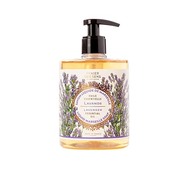 Panier des Sens Lavender Liquid Marseille soap - Made in France 97% natural - 16.9floz/500ml