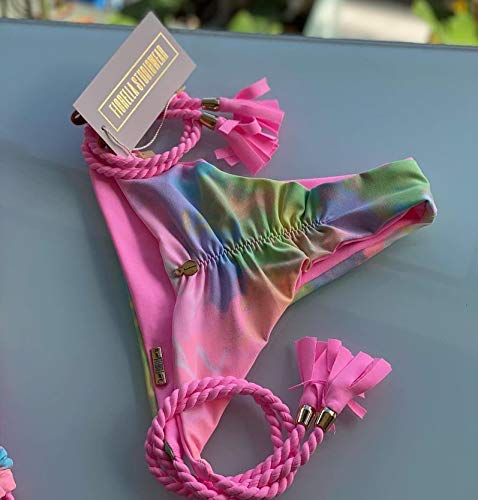 Biquini Fiorella Geovanella TIE DYE Pink Reversível - Tam. P (Busto 40 e Tanga 36/38)