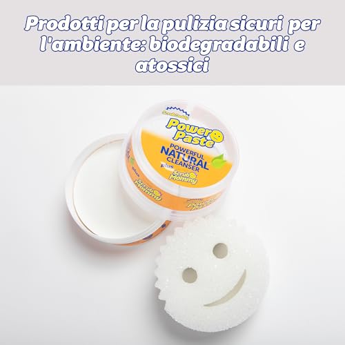 Scrub Daddy Power Paste Pulizia, Pietra Detergente Multisuperficie - Prodotto per Pulire la Forno, Vetro, Cucina, Bagno, Piano, Piastrelle e altro - Pasta per la Pulizia con la Spugna Scrub Mommy - 4