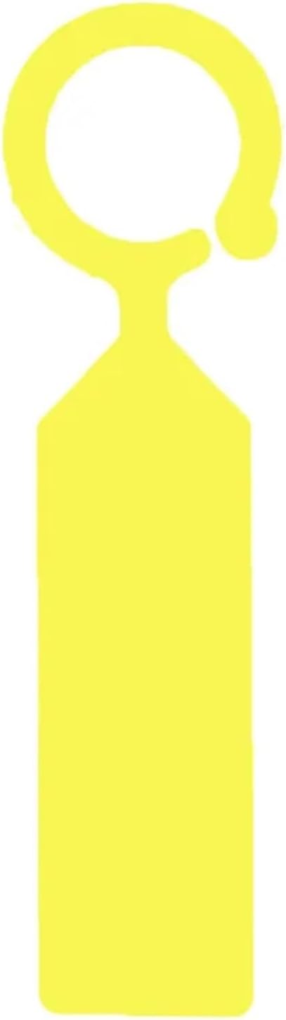 Plant Tags Reusable Plant Labels - 400Pcs Waterproof Plastic for Home Garden & Orchard(Orange)