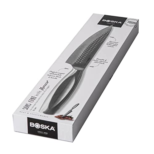 Image of BOSKA Chef Knife Monaco+ (15 cm) Sous Chef Knife - Stainless Steel Multipurpose for Kitchen - Slicing Knife for Meat Cutting and Dicing Gourmet Food