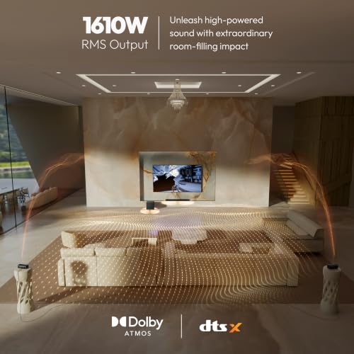 Image of ZEBRONICS Juke Bar 11000 Soundbar, 1610W RMS, 11.2.4 Ch, Dolby Atmos, DTS:X
