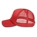Music Sign Hat Fashion Mesh Baseball Cap Trucker Hats Golf Sunhat for Men Women Red