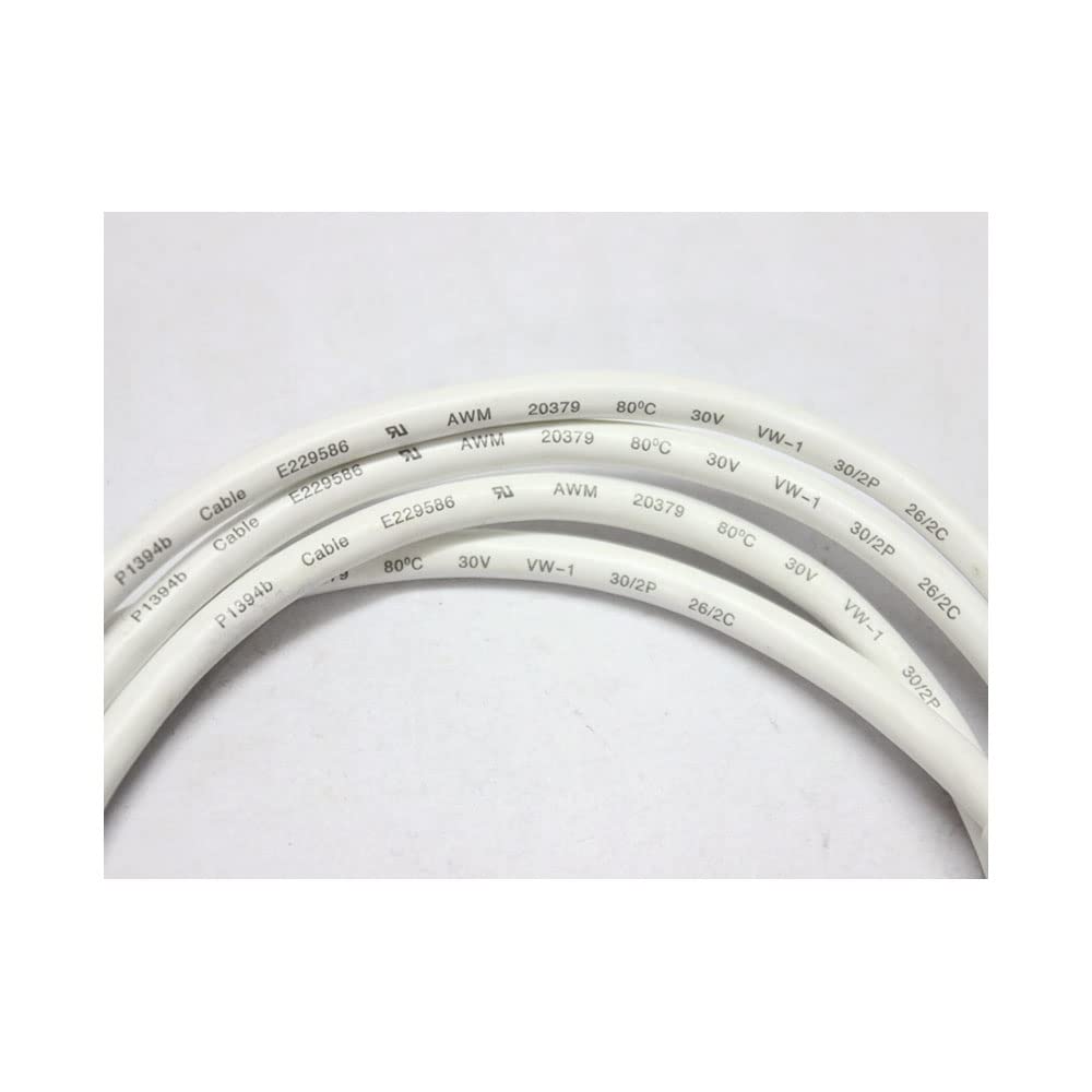 1 pz 1.25 m IEEE-1394B Firewire da 800 a 400 cavo bianco da 9 pin/6 pin