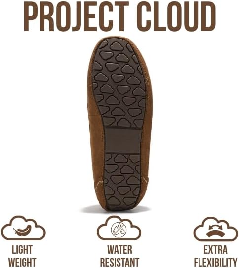 Project Cloud 100% Genuine Leather Slippers for Women - Fur Lined Outdoor Slippers for Women Footwear with Memory Foam - Stylish Womens Moccasin (Cathi) - Image 5