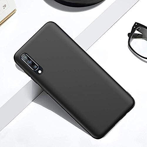 Image of Mobile Back Cover Case for Samsung Galaxy A70, Sm-A705F /Ds, Sm-A705Fn /Ds (Silicone Case|CameraProtection|Black SC1510)