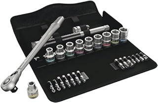 Wera 8100 Sc 8 Zyklop Metal Zestaw Narzędzi, Srebrny/Czarny, 32.5 x 14.8 x 7.3 cm; 2.58 kg, 28 Elementów