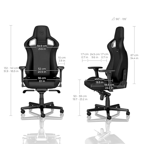 Poltrona Noblechairs Epic Black Edition (nero) - Sedia gaming - Immagine 2