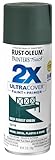 Rust-Oleum 342062 Painter's Touch 2X Ultra Cover Spray Paint, 12 oz, Satin Deep Forest