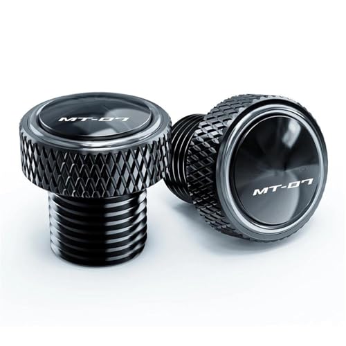 Bouchons de rétroviseur M10*1,25 gris contre la rouille des filetages de MT07