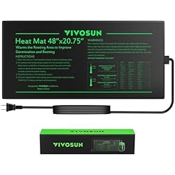 VIVOSUN 2 stuks robuuste waterdichte verwarmingsmat voor hydrocultuur