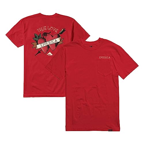 Emerica Love Triangle Tee avec imprimé graphique original et col rond