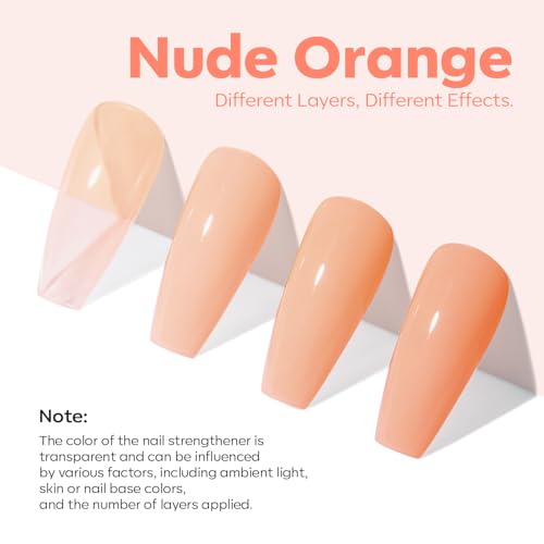 image for modelones Nail Strengthener Nude Nail Repair for Damaged Nails Strengt