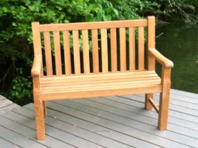Atlanta Teak Furniture - Classic Teak Bench - 4 Feet #TOP5