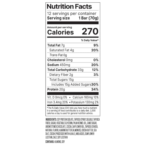 PROBAR - PROTEIN Bar, Cookie Dough, Non-GMO, Gluten-Free, Healthy, Plant-Based, Whole-Food Ingredients, Natural Energy (12 Count) image 5