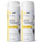 TIDL Cryotherapy Pain Relief Spray, 3 Oz (Pack of 2) Max Strength for Fast-Acting Muscle, Joint & Neck Pain Relief, Plant-Based Menthol & Camphor Pain Reliever, Quick Drying Formula