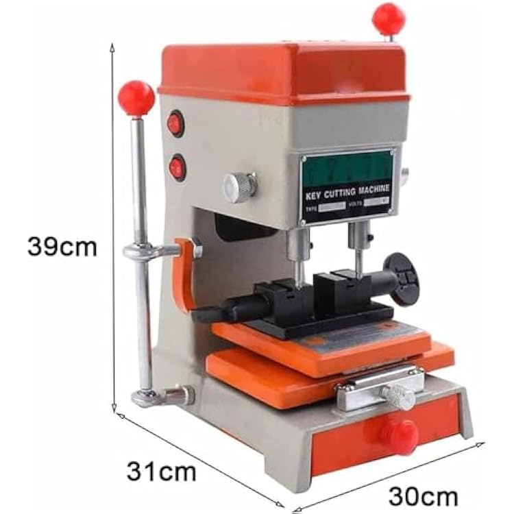 Key Cutting Machine - Automatic Key Duplicator for Door & Car Locks, 110V Key Copying Machine for Efficient Key Making and Duplication