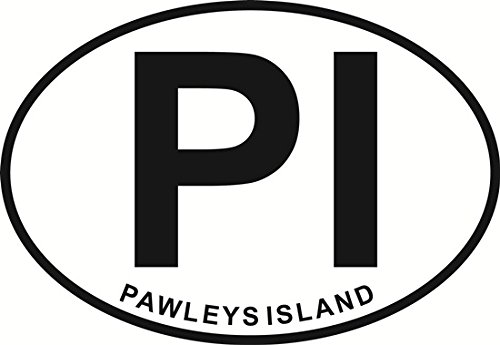 Pawleys Island Euro Oval Bumper Sticker