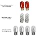 4 DOOR - RED AND CLEAR TAIL LIGHTS Made for and Compatible with 96-98 HONDA CIVIC