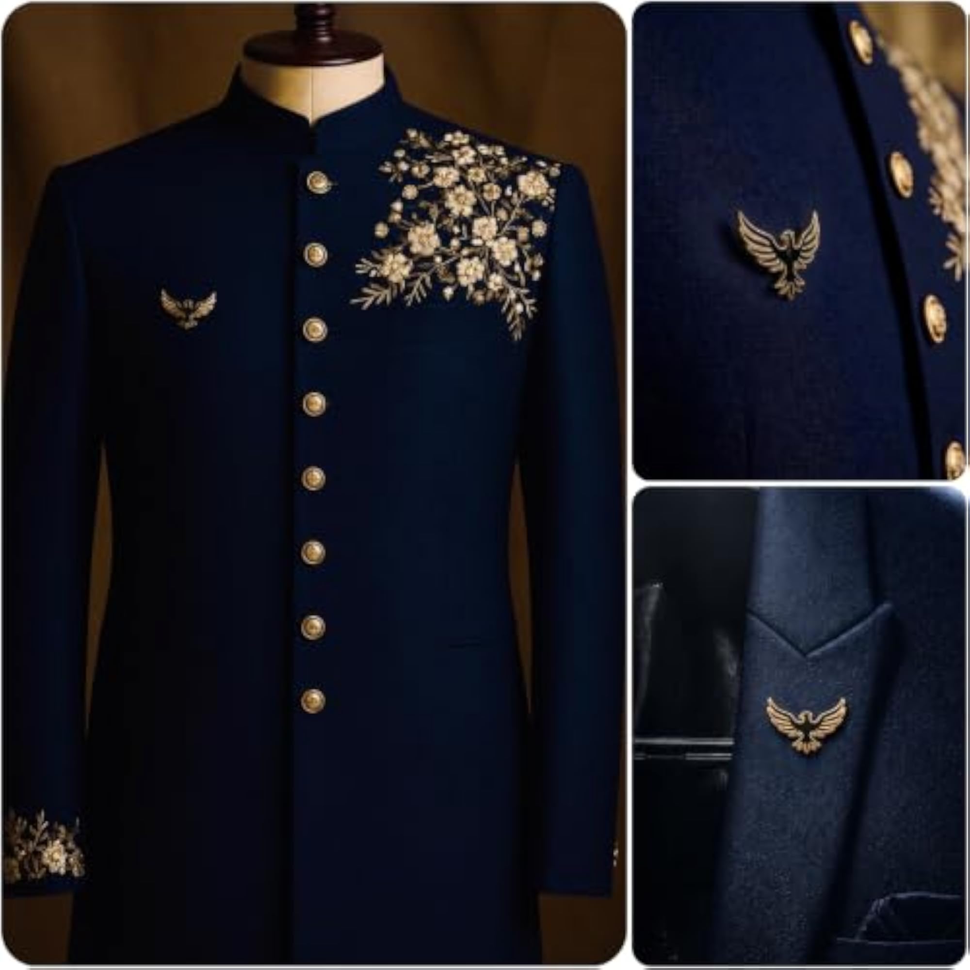 Eagle Lapel Pin for Men, Stylish Metal Brooch