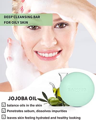 Shampoo Bars And Face Wash Bar For Hair Gift Set 3 Pack, Soap Free Solid Shampoo And Facial Cleansing With Natural Ingredients, Moisturizing & Volumizing For All Type Of Hair And Skin | Zero Waste, Sulfate Free For Women, Men, Kids #TOP3