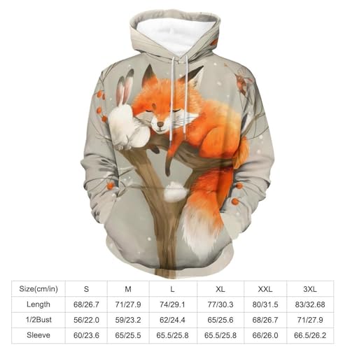 Sweat à capuche lapin aux finitions soignées imprimé graphique doux taille S - 3