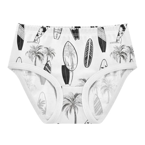 Surfboards Palm Trees Toddler Girls's Underwear 2T 202c1856