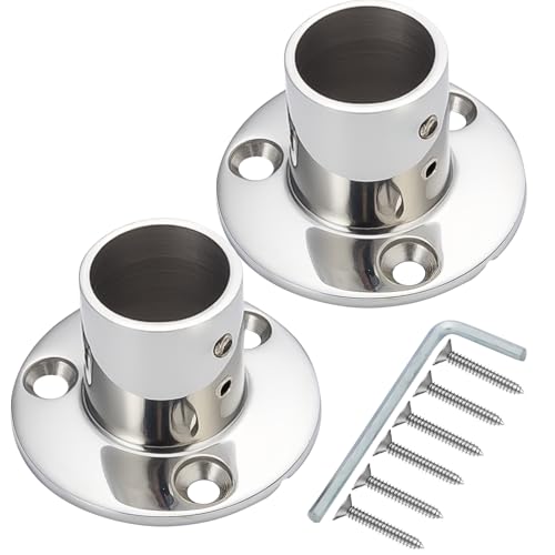 RiaYer 316 Stainless Steel Boat Hand Rail Fitting, 1-3/16", 2 PCS