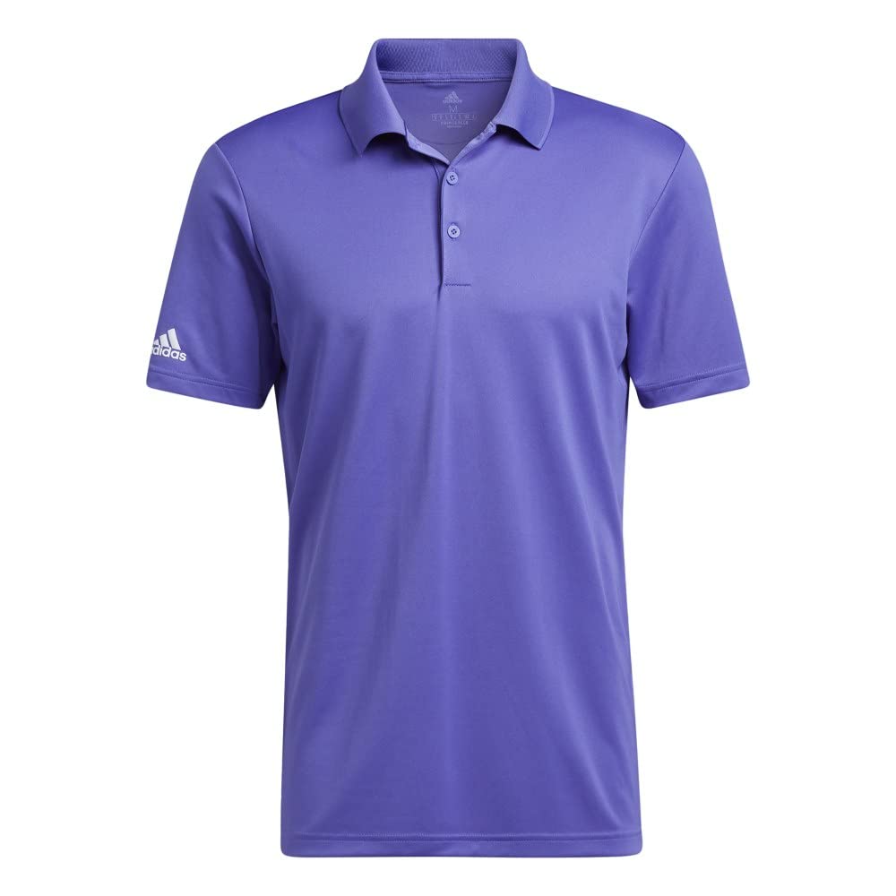 adidas Golf Men's Performance Primegreen Polo Shirt, Purple, XX-Large