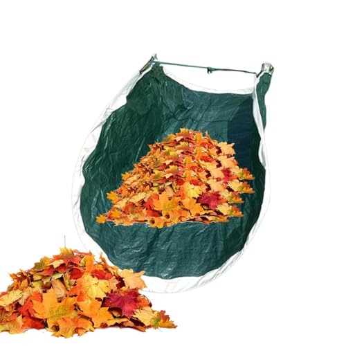 Recogedor de hojas – plegable retráctil para residuos – Recolecta residuos verde para residuos recortados – Limpieza exterior