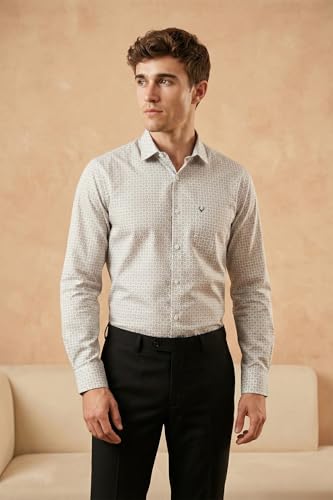 Image of Allen Solly Men Cotton Blend Regular Fit Shirt
