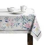 Calicot Table Cover 100% Polyester 60"x120" Rectangle Washable Tablecloths for Dining, Home, Holiday