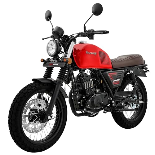 Image of KeeWAY SR 125 Dual Channel Abs Motorcycles /Bike Red Booking for Ex-Showroom Price