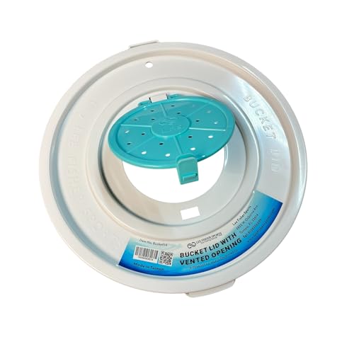 Buckets & Accessories - Bait Bucket lid with Vented Opening for 3.5 & 5 Gallon Bucket