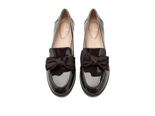 Image of Bandolino Womens Lindio Dark Brown Patent 10.5 Medium