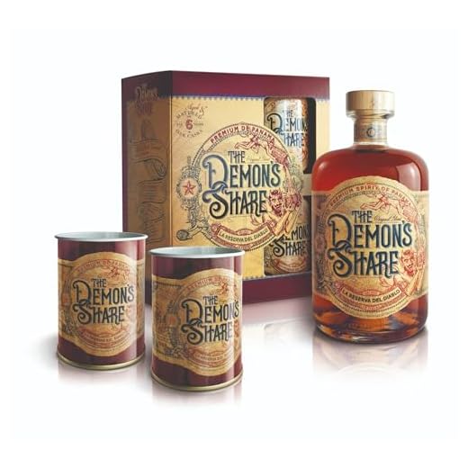 The Demon's Share 6 Years Old in Geschenkverpackung, Spirituose auf Rumbasis aus Panama, 40,0% Vol., 0,7 Liter