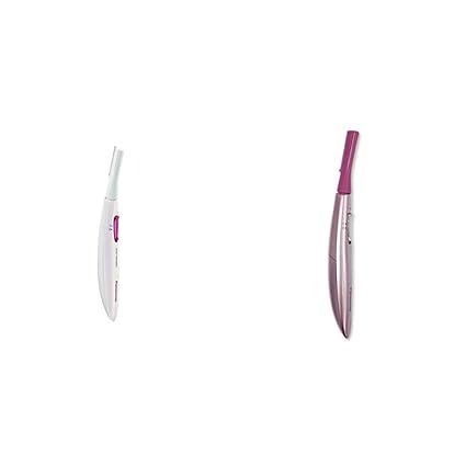 Panasonic Full Body Hair Removal for Women, Portable Sleek Design, Gentle for Bikini, Underarm, Legswith Facial Hair Trimmer for Women ES2113PC, with Pivoting Head and Eyebrow Trimmer Attachments