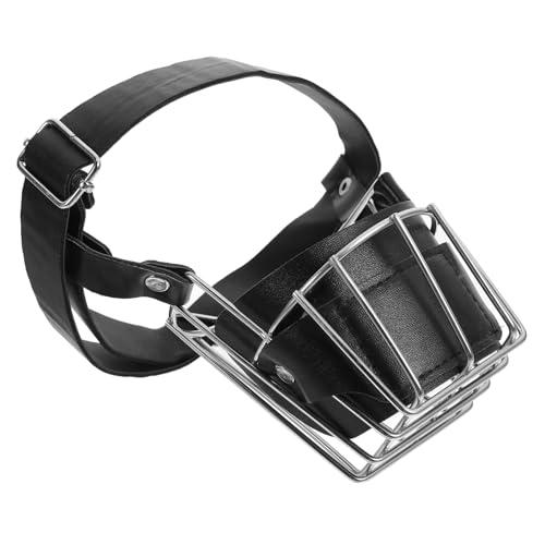 Garneck Adjustable Dog Muzzle for Small Dogs Breathable Pet Mouth Cover for Outdoor Use Comfortable Easy to Clean Essential Training Tool