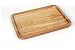 KAIMO placa de madera natural de los niños plato de postre rectangular plato de madera de haya