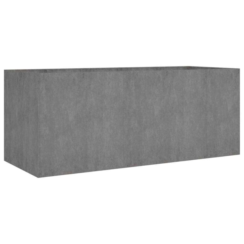 Jardinera elevada de jardín de acero Corten 200 x 80 x 80 cm, cama de cultivo con diseño de fondo abierto para drenaje, ideal para plantas, verduras y hierbas aromáticas,