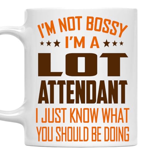 MONIZILUCKY I'm Not Bossy, I'm a Lot Attendant Mug 11Oz