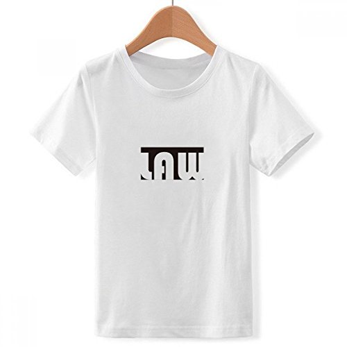 T-Shirt Crew Noir T-Shirt col Blanc pour les Journées d'Études et Amphi